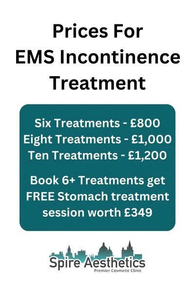 EMS Incontinence Treatment Prices Shefford
