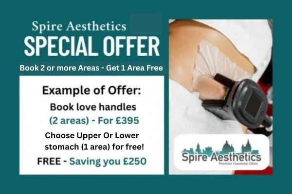 Fat Freezing Promotion Shefford from Spire Aesthetics - Book Today!