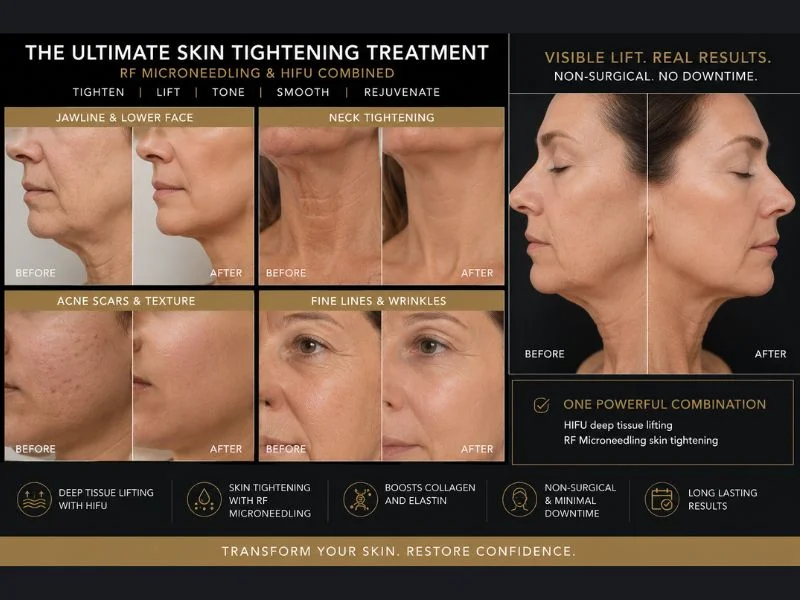 Results of combined treatment for the ultimate skin tightening treatment Shefford